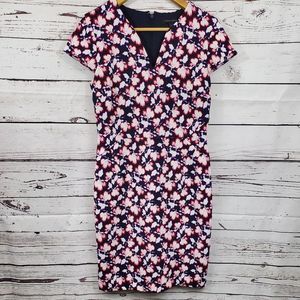 Banana Republic Floral Midi Dress, Size 2